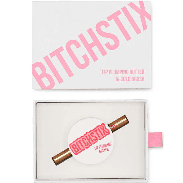 Lip Plumping Butter & Gold Brush Set - Image 3